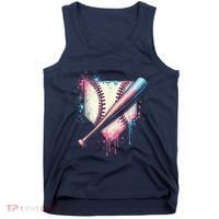 Cool Sport Baseball Plate Drip Home With Sprinkles Drip Tank Top thumb 0