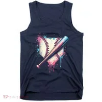 Cool Sport Baseball Plate Drip Home With Sprinkles Drip Tank Top thumb 0