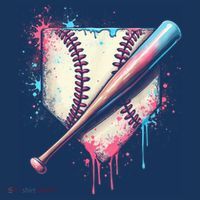 Cool Sport Baseball Plate Drip Home With Sprinkles Drip Tank Top thumb 6