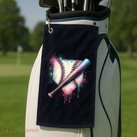 Cool Sport Baseball Plate Drip Home With Sprinkles Drip Golf Towel thumb 2
