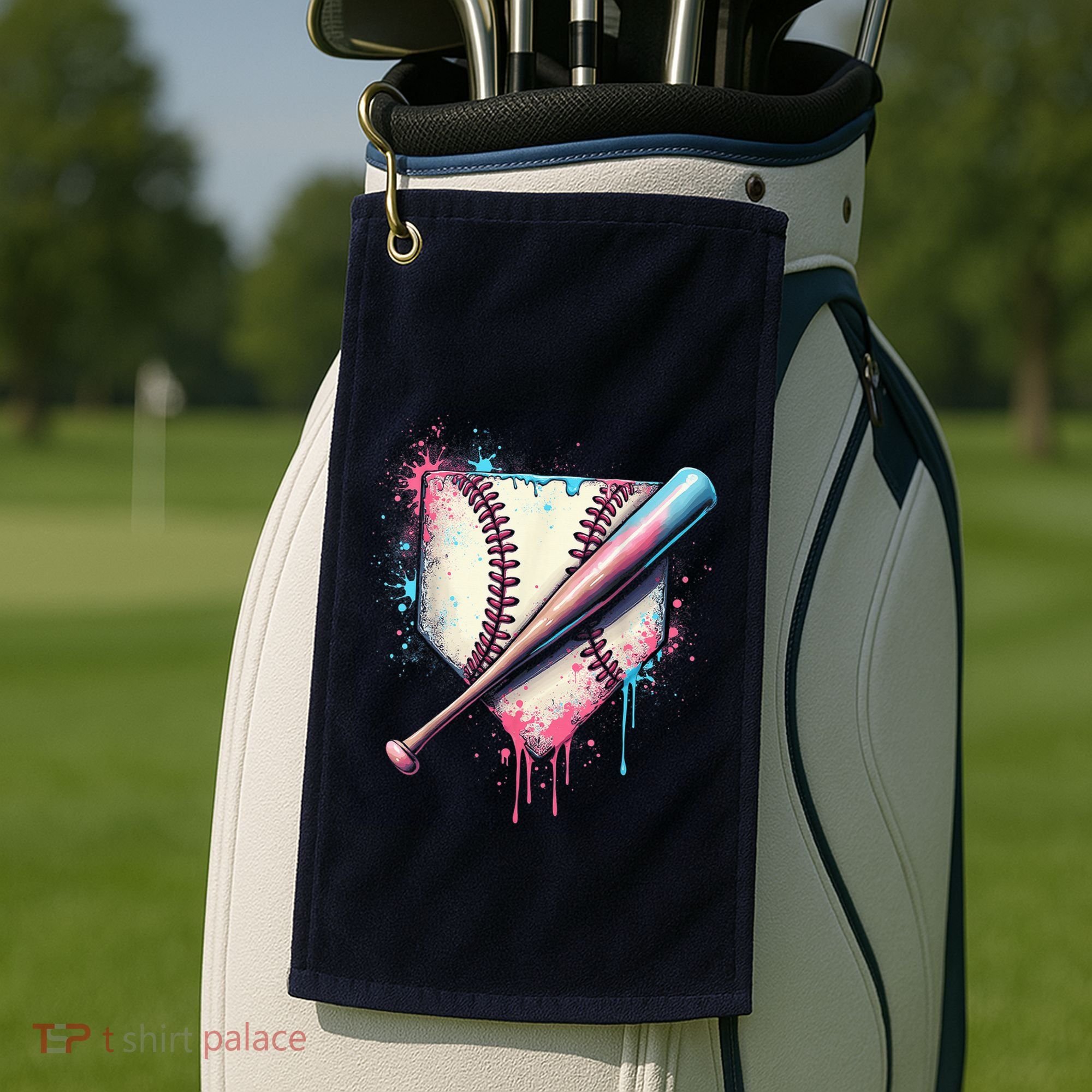 Cool Sport Baseball Plate Drip Home With Sprinkles Drip Golf Towel
