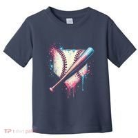 Cool Sport Baseball Plate Drip Home With Sprinkles Drip Toddler T-Shirt thumb 0