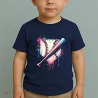 Cool Sport Baseball Plate Drip Home With Sprinkles Drip Toddler T-Shirt thumb 2