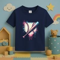 Cool Sport Baseball Plate Drip Home With Sprinkles Drip Toddler T-Shirt thumb 3