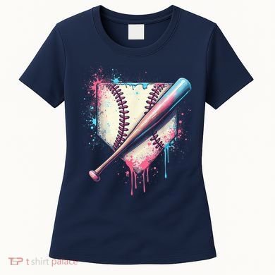 Cool Sport Baseball Plate Drip Home With Sprinkles Drip Women's T-Shirt