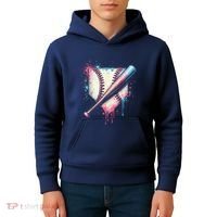 Cool Sport Baseball Plate Drip Home With Sprinkles Drip Kids Hoodie thumb 4