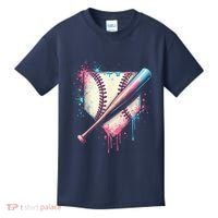 Cool Sport Baseball Plate Drip Home With Sprinkles Drip Kids T-Shirt thumb 0