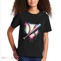 Cool Sport Baseball Plate Drip Home With Sprinkles Drip Kids T-Shirt thumb 2