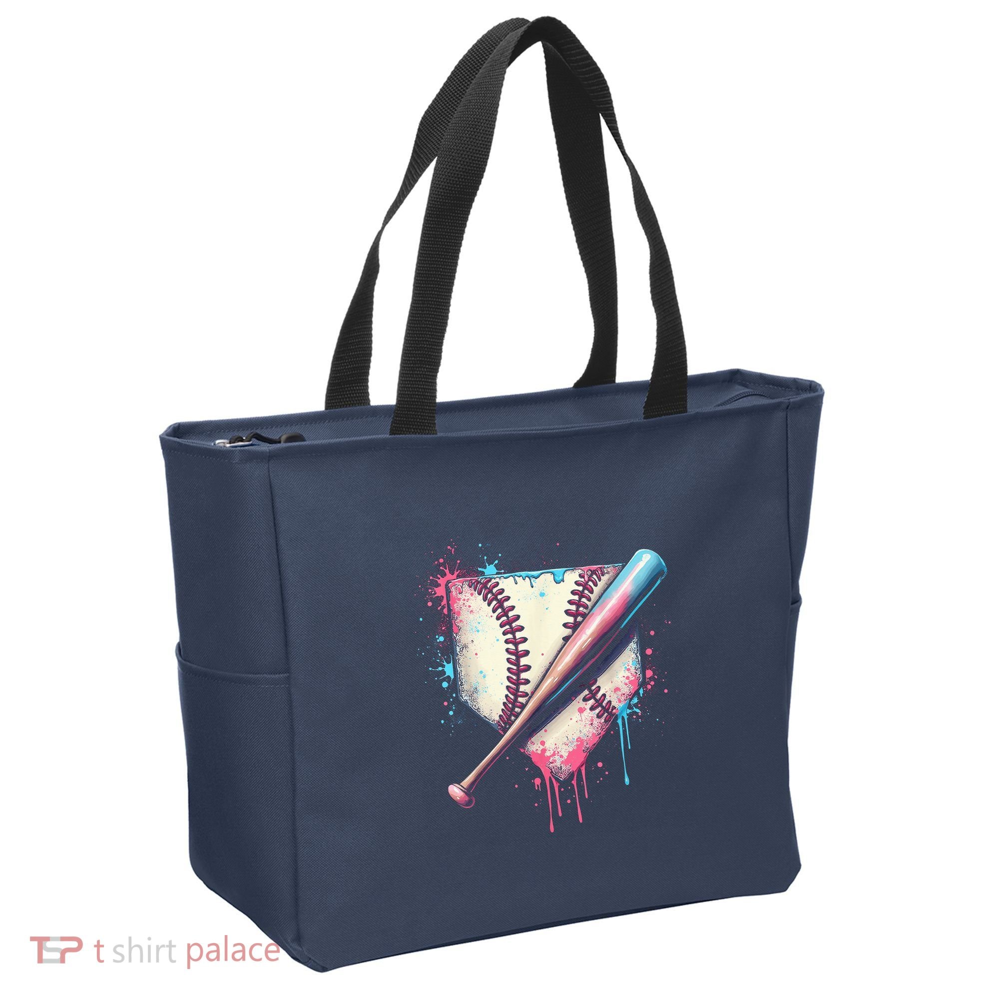 Cool Sport Baseball Plate Drip Home With Sprinkles Drip Tote Bag