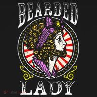 Circus Staff Bearded Lady Costume Vintage Carnival T-Shirt thumb 7
