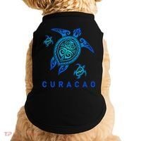 Curacao Sea Blue Tribal Turtle Doggie Tank thumb 0