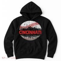 Cincinnati Souvenir Baseball City Downtown I Love Cincinnati Hoodie thumb 0