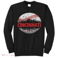 Cincinnati Souvenir Baseball City Downtown I Love Cincinnati Sweatshirt thumb 0
