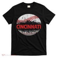Cincinnati Souvenir Baseball City Downtown I Love Cincinnati T-Shirt thumb 0