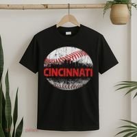 Cincinnati Souvenir Baseball City Downtown I Love Cincinnati T-Shirt thumb 2