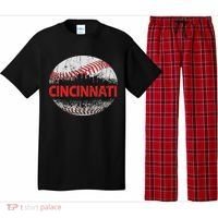 Cincinnati Souvenir Baseball City Downtown I Love Cincinnati Pajama Set thumb 0