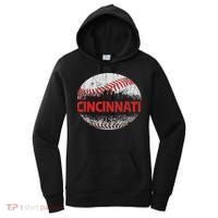 Cincinnati Souvenir Baseball City Downtown I Love Cincinnati Women's Hoodie thumb 0