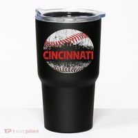 Cincinnati Souvenir Baseball City Downtown I Love Cincinnati Tumbler thumb 0