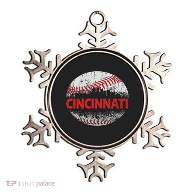 Cincinnati Souvenir Baseball City Downtown I Love Cincinnati Ornament
