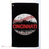 Cincinnati Souvenir Baseball City Downtown I Love Cincinnati Golf Towel thumb 0