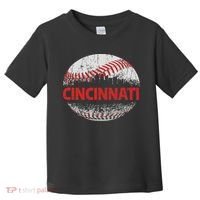 Cincinnati Souvenir Baseball City Downtown I Love Cincinnati Toddler T-Shirt thumb 0