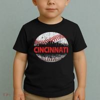 Cincinnati Souvenir Baseball City Downtown I Love Cincinnati Toddler T-Shirt thumb 2
