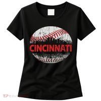 Cincinnati Souvenir Baseball City Downtown I Love Cincinnati Women's T-Shirt thumb 0
