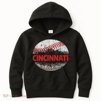 Cincinnati Souvenir Baseball City Downtown I Love Cincinnati Kids Hoodie thumb 0