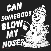Can Somebody Blow My Nose Snowman Tumbler thumb 3