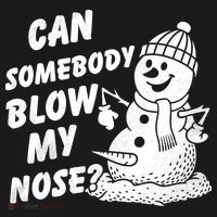 Can Somebody Blow My Nose Snowman Ornament thumb 1