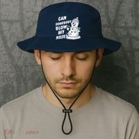 Can Somebody Blow My Nose Snowman Bucket Hat thumb 2