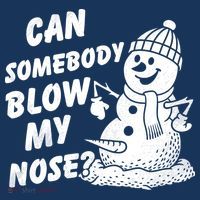 Can Somebody Blow My Nose Snowman Hat thumb 2