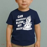 Can Somebody Blow My Nose Snowman Toddler T-Shirt thumb 2