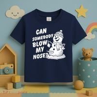 Can Somebody Blow My Nose Snowman Toddler T-Shirt thumb 3