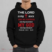 Christian S Bible Scripture Verse Psalm 182 Hoodie thumb 0