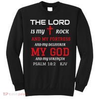 Christian S Bible Scripture Verse Psalm 182 Sweatshirt thumb 0