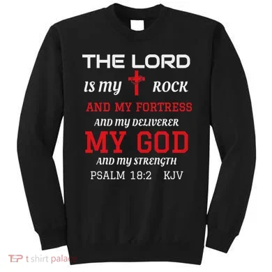 Christian S Bible Scripture Verse Psalm 182 Sweatshirt