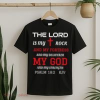 Christian S Bible Scripture Verse Psalm 182 T-Shirt thumb 2