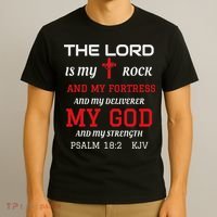 Christian S Bible Scripture Verse Psalm 182 T-Shirt thumb 3