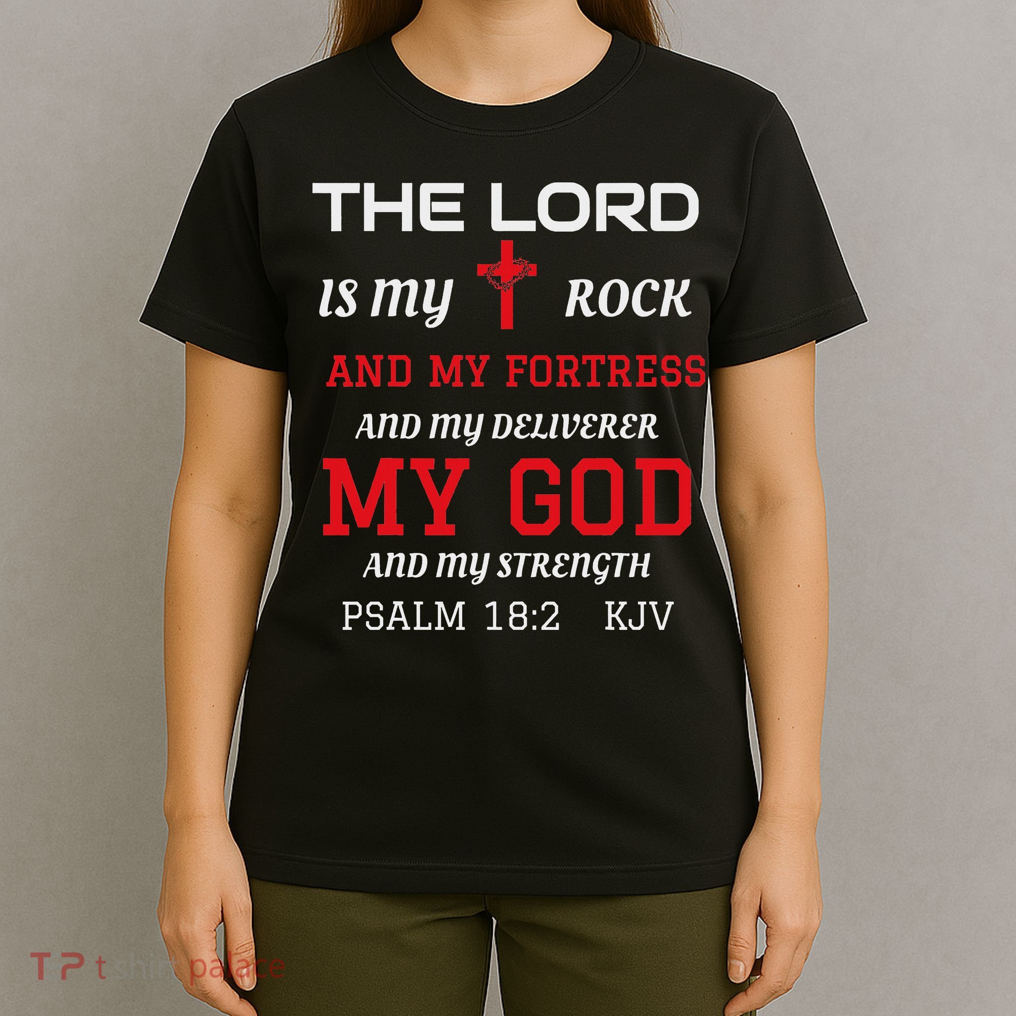 Christian S Bible Scripture Verse Psalm 182 T-Shirt