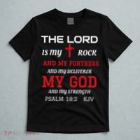 Christian S Bible Scripture Verse Psalm 182 T-Shirt thumb 5
