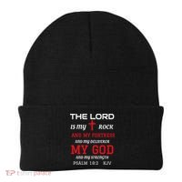 Christian S Bible Scripture Verse Psalm 182 Beanie thumb 0