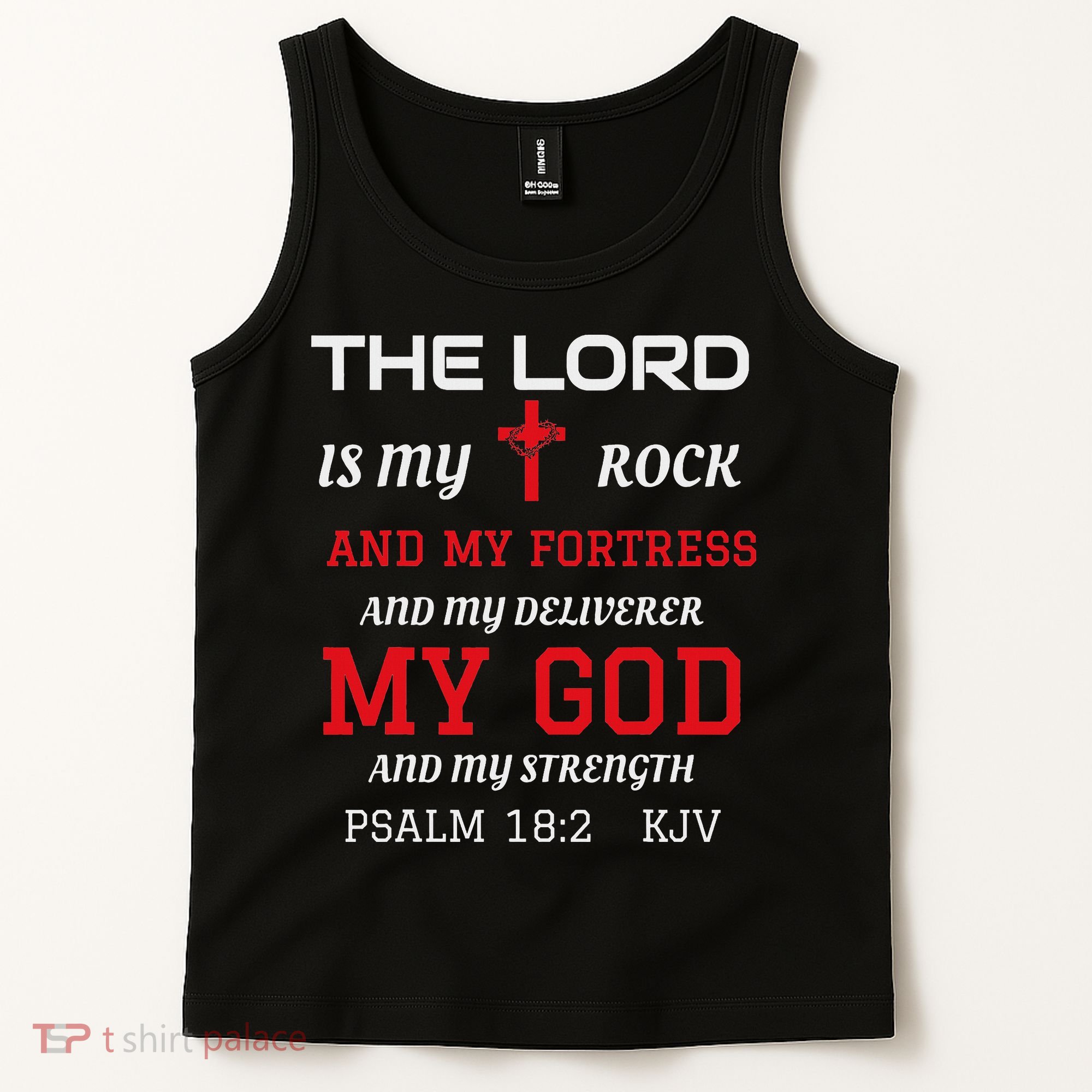 Christian S Bible Scripture Verse Psalm 182 Tank Top