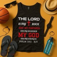 Christian S Bible Scripture Verse Psalm 182 Tank Top thumb 4