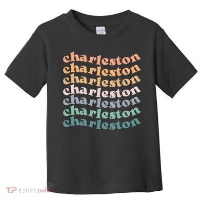 Charleston Sc Bachelorette Vintage 70s Retro Toddler T-Shirt