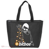Crypto Salt Bae Bitcoin Tote Bag thumb 0