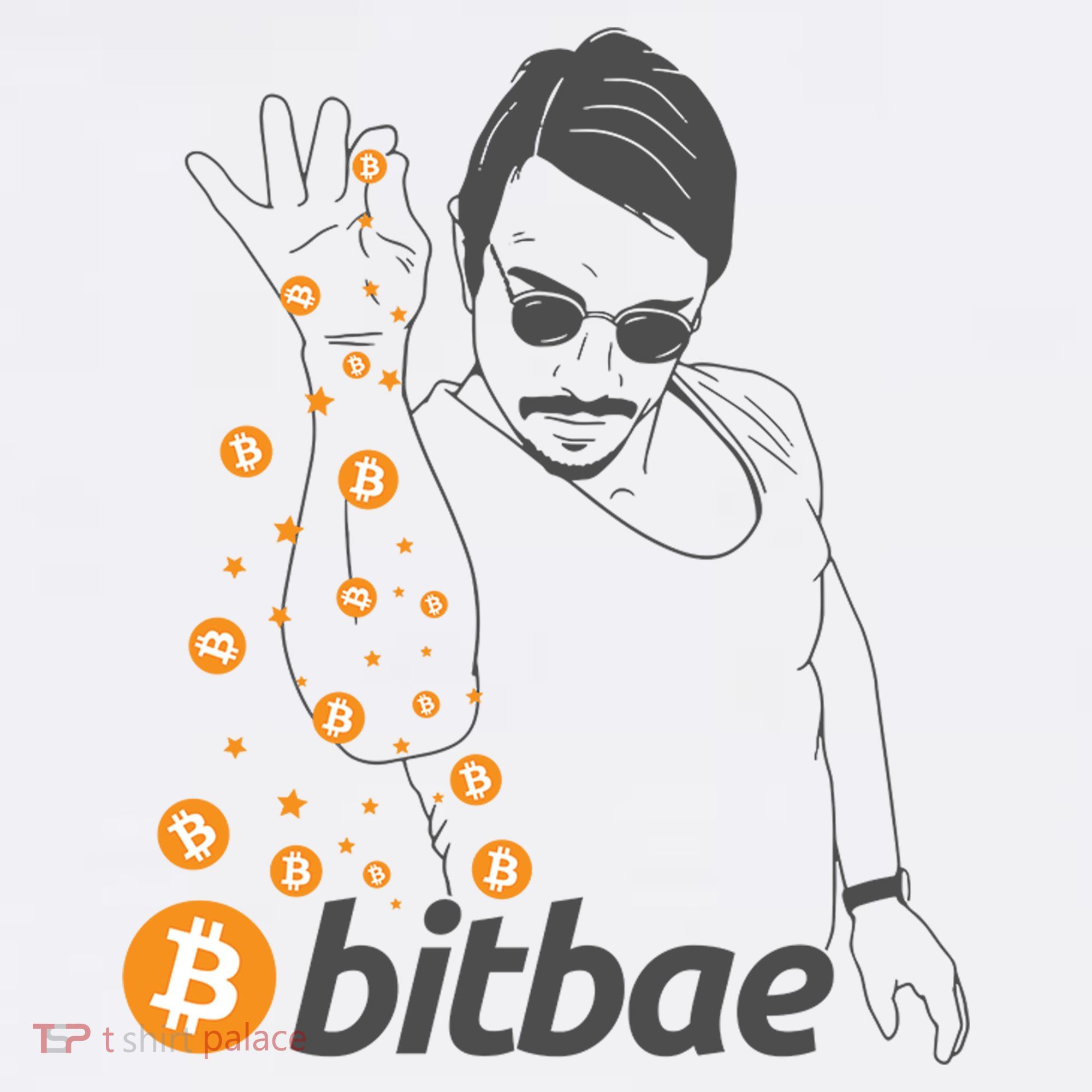 Crypto Salt Bae Bitcoin Long Sleeve Shirt