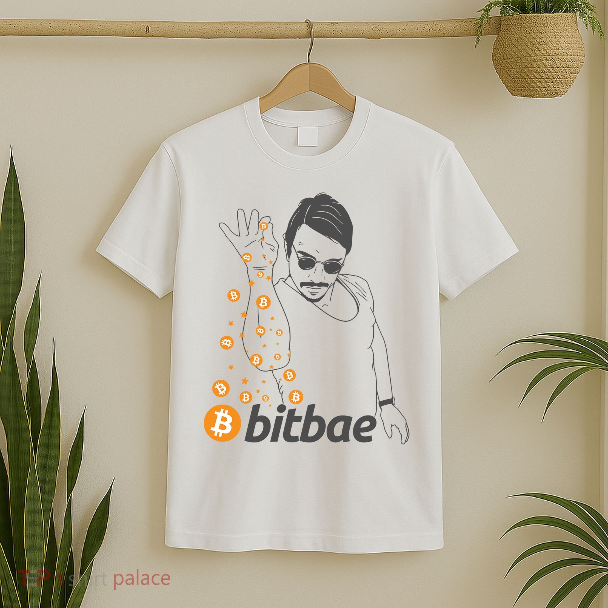 Crypto Salt Bae Bitcoin T-Shirt