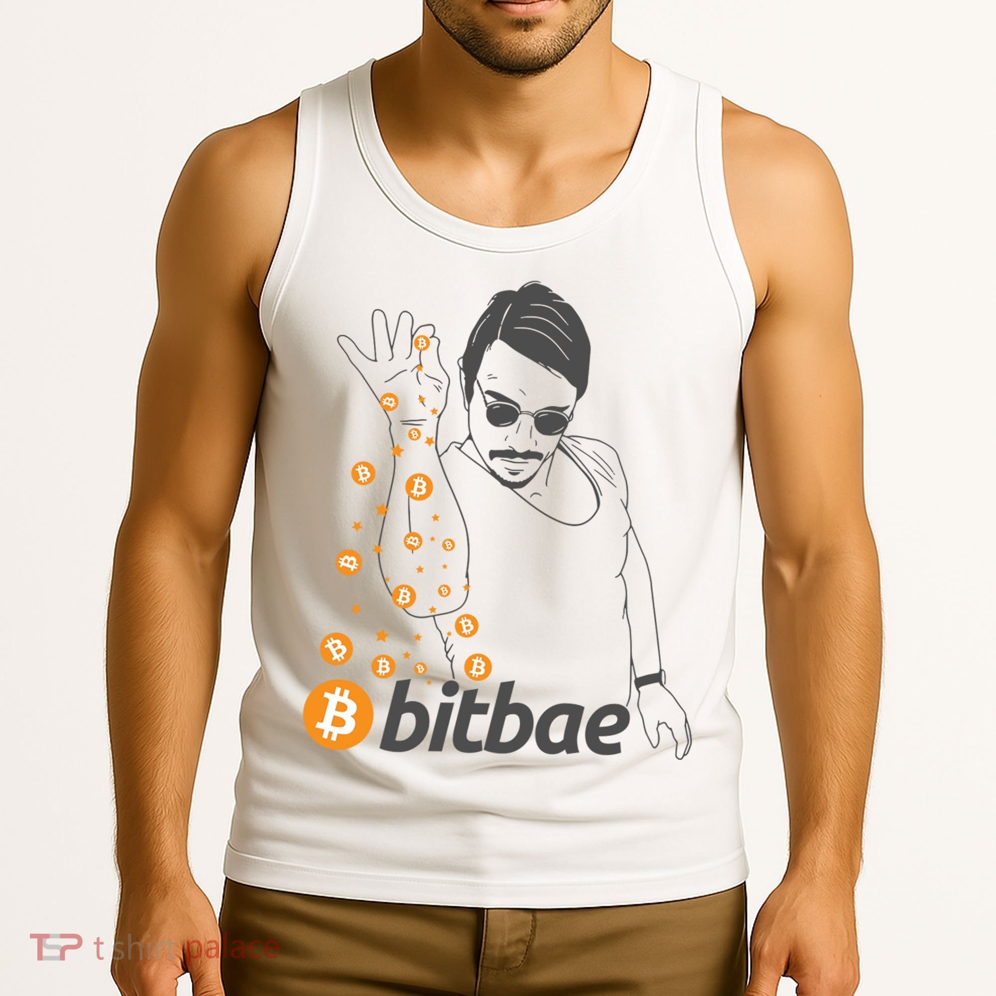 Crypto Salt Bae Bitcoin Tank Top
