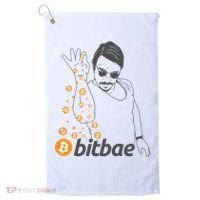 Crypto Salt Bae Bitcoin Golf Towel thumb 0